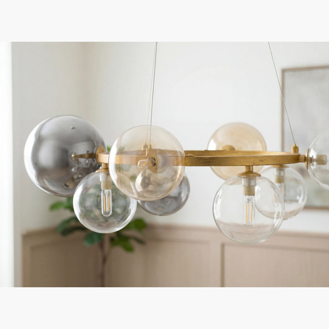 Surya Dreux 27.5" L × 27.5" W Chandelier – Default Title additional view