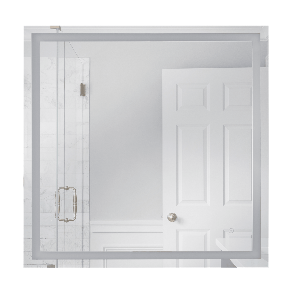 Dwight LED Mirror in White - Orvon Lighting