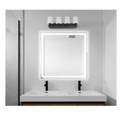 Dwight LED Mirror in White - Orvon Lighting