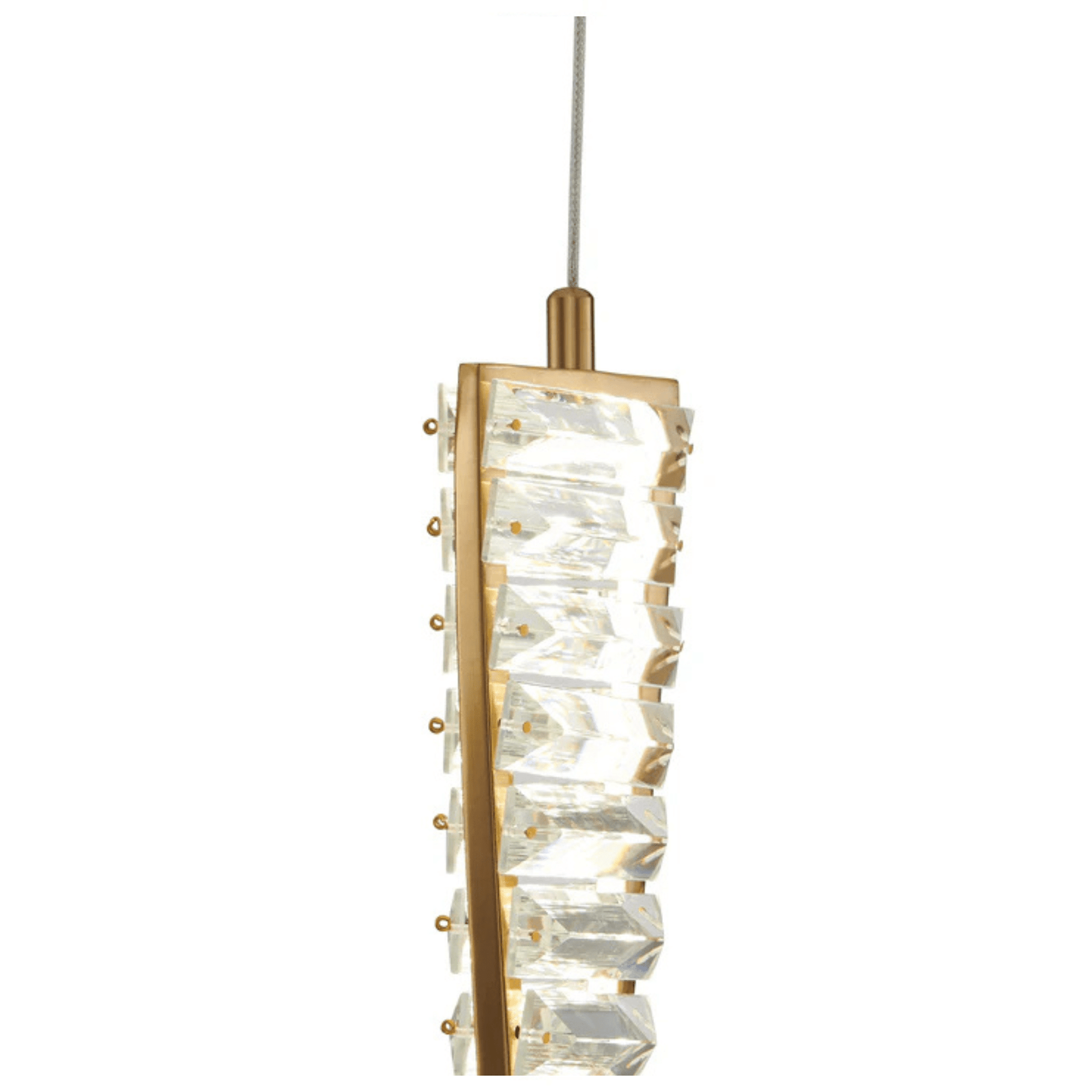 Efell LED Pendant Brushed Gold - Orvon Lighting