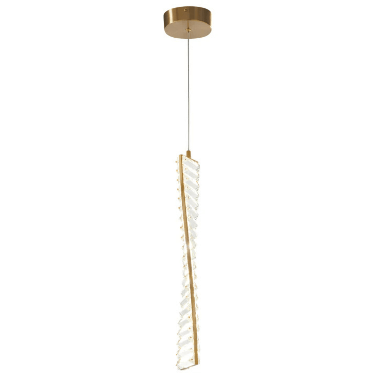 Efell LED Pendant Brushed Gold - Orvon Lighting
