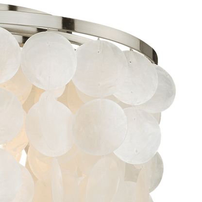 Elsa 16 - in Flush Mount Ceiling Light Satin Nickel - Orvon Lighting