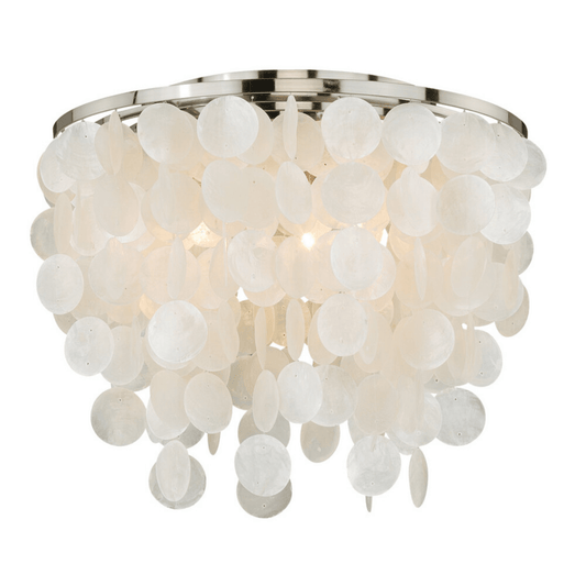 Elsa 16 - in Flush Mount Ceiling Light Satin Nickel - Orvon Lighting