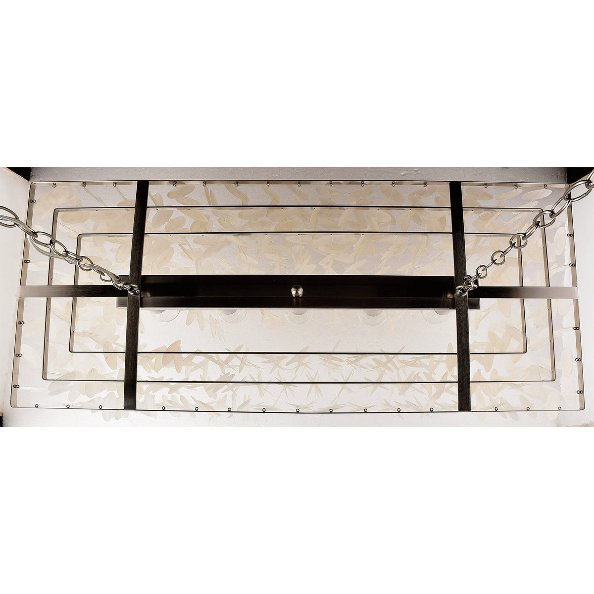 Elsa 5L Linear Chandelier Satin Nickel - Orvon Lighting