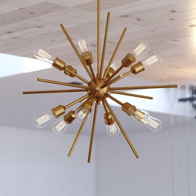 Estelle 27.5 - in Pendant Natural Brass - Orvon Lighting