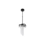 Estrella LED 12.63 inch Flat Black Pendant Ceiling Light, 3 Arm - Orvon Lighting