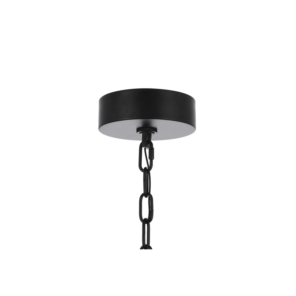 Estrella LED 12.63 inch Flat Black Pendant Ceiling Light, 3 Arm - Orvon Lighting