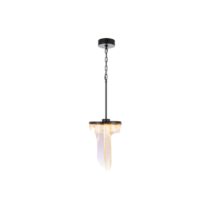 Estrella LED 12.63 inch Flat Black Pendant Ceiling Light, 3 Arm - Orvon Lighting