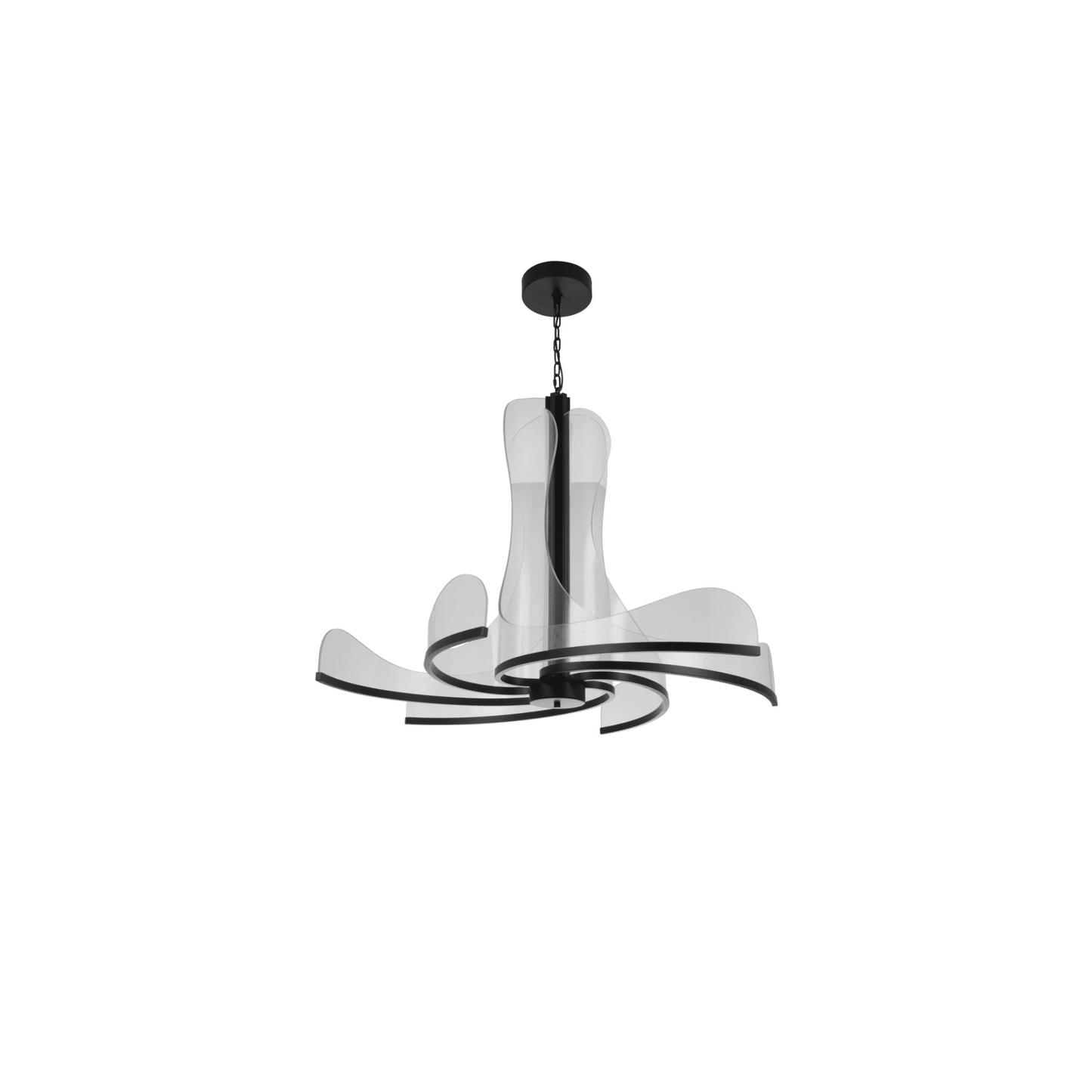 Estrella LED Chandelier Ceiling Light, 6 Arm - Orvon Lighting