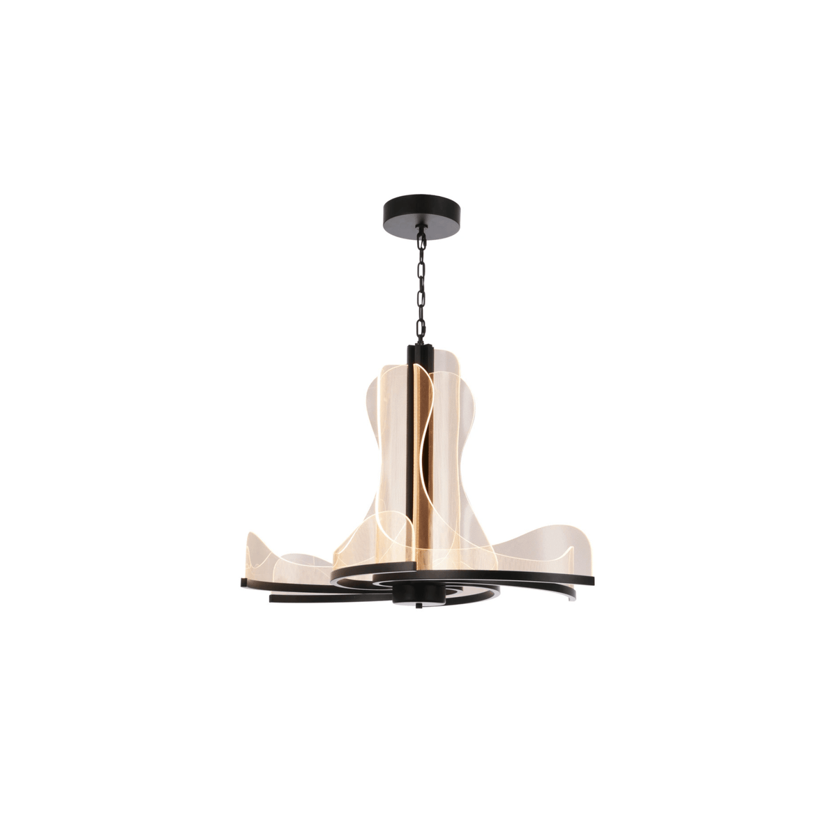 Estrella LED Chandelier Ceiling Light, 6 Arm - Orvon Lighting