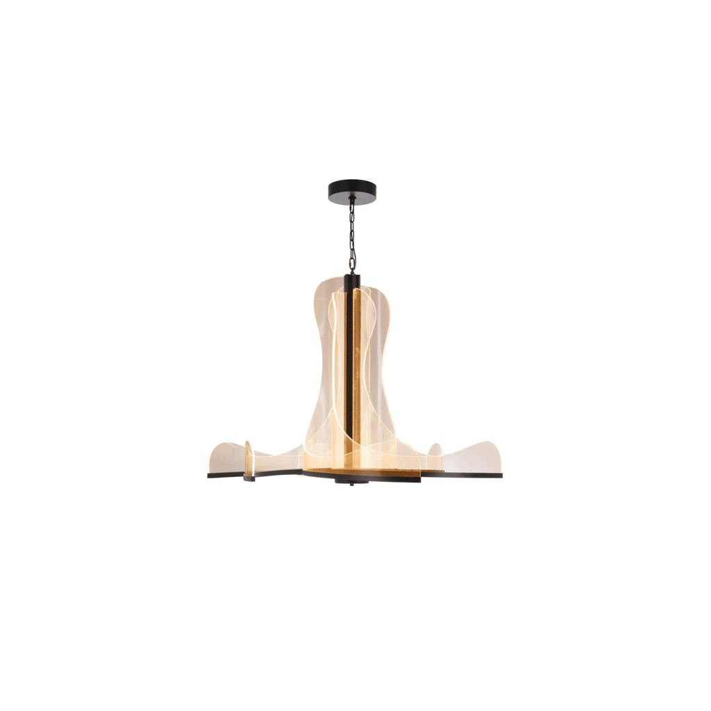 Estrella LED Chandelier Ceiling Light, 6 Arm - Orvon Lighting