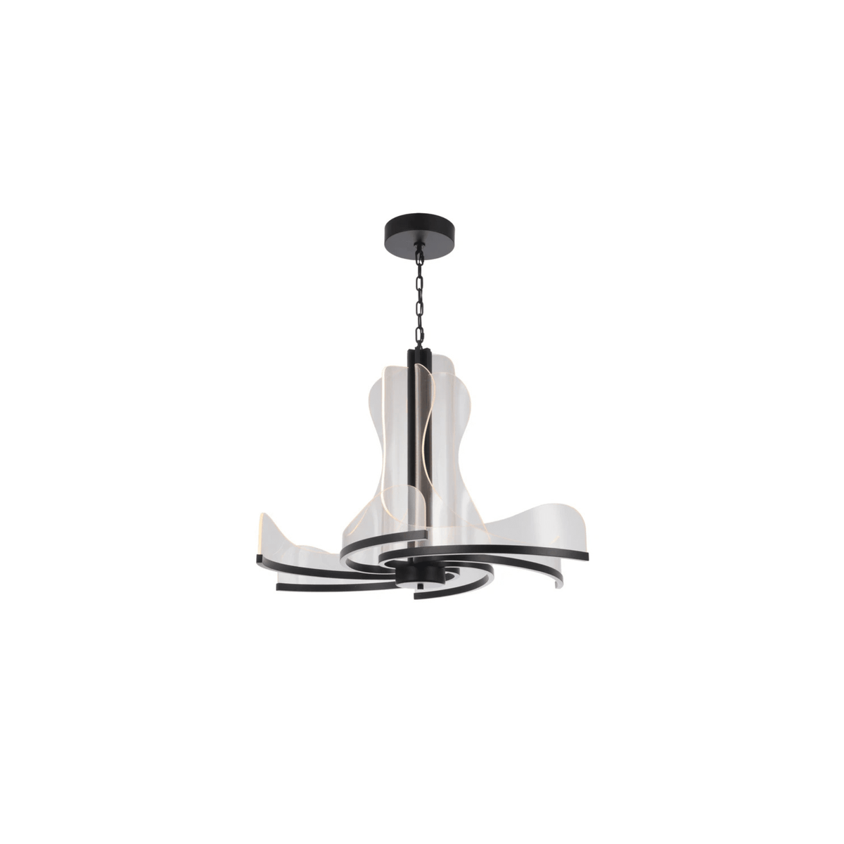 Estrella LED Chandelier Ceiling Light, 6 Arm - Orvon Lighting