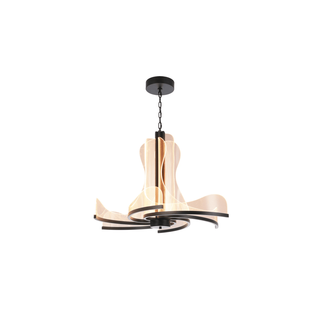 Estrella LED Chandelier Ceiling Light, 6 Arm - Orvon Lighting