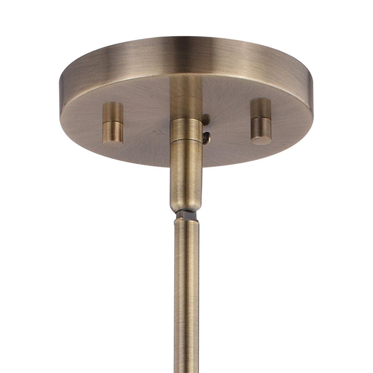 Euclid 20 in. W 3 Light Pendant Aged Brass - Orvon Lighting