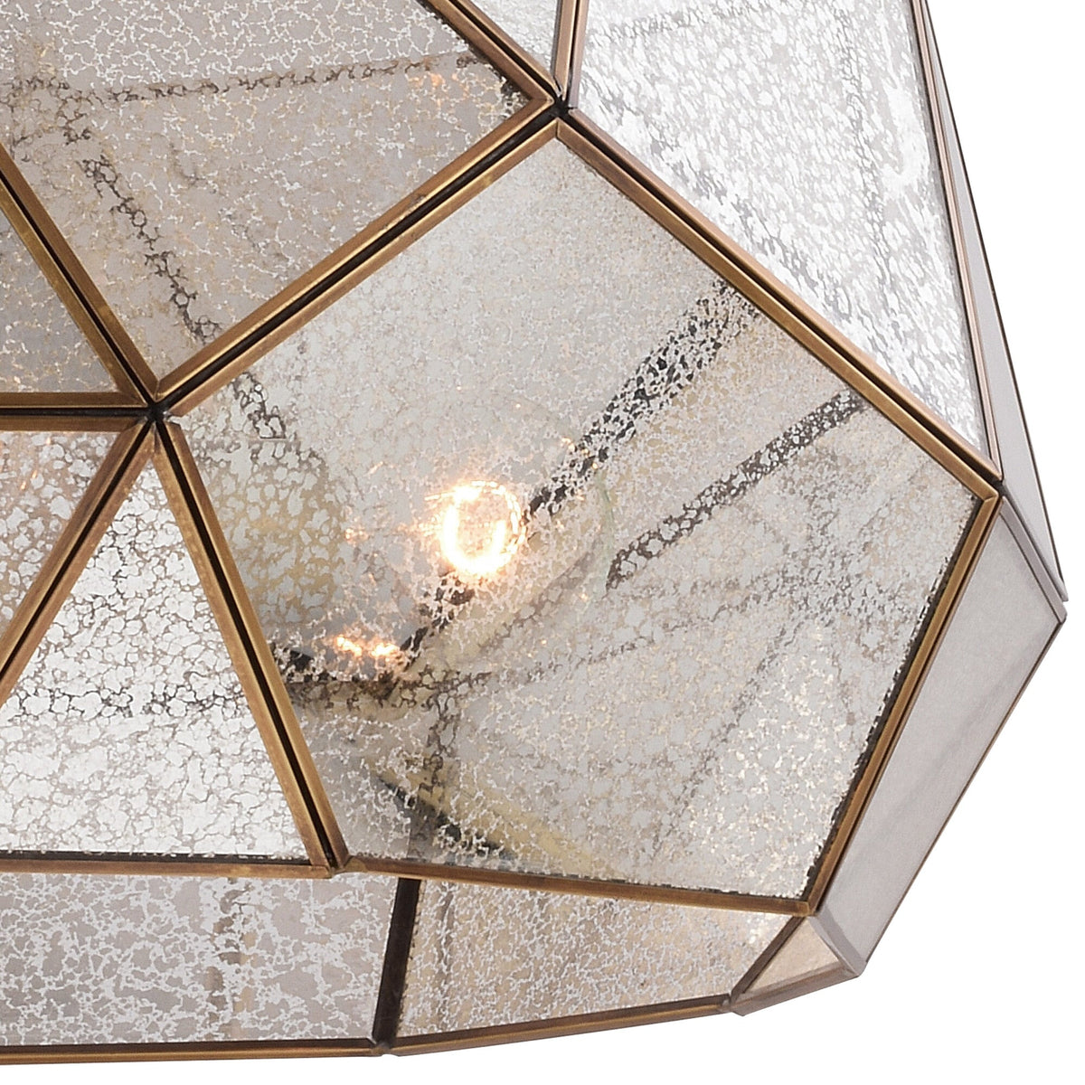 Euclid 20 in. W 3 Light Pendant Aged Brass - Orvon Lighting