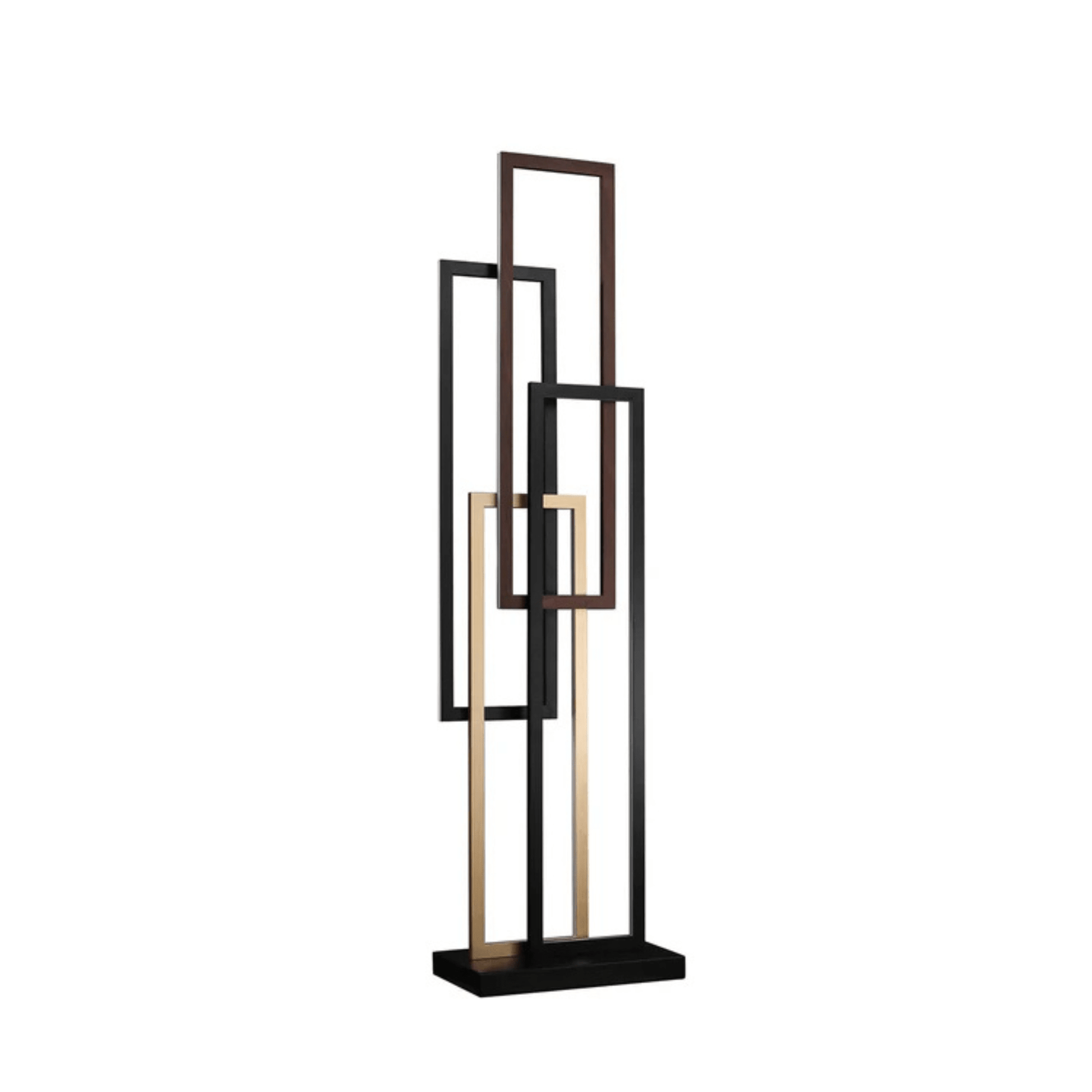 Floor Lamp Black and Wood - Orvon Lighting