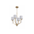 Fortuna Satin Brass Chandelier Ceiling Light - Orvon Lighting