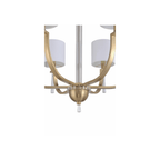 Fortuna Satin Brass Chandelier Ceiling Light - Orvon Lighting