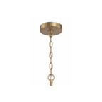 Fortuna Satin Brass Chandelier Ceiling Light - Orvon Lighting