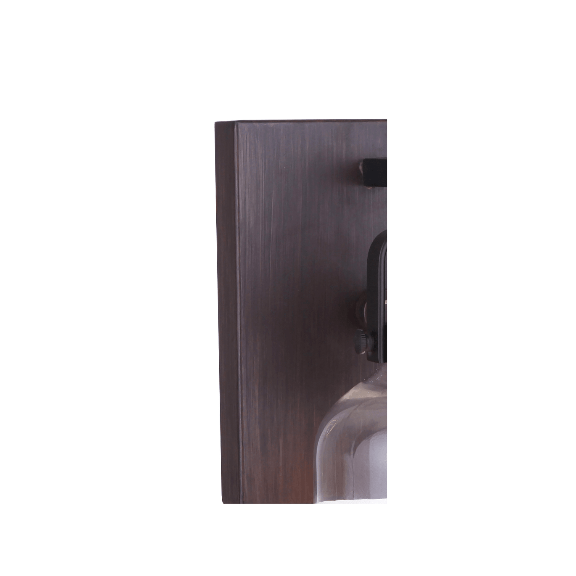 Foxwood 1 Light 5 inch Wall Sconce Wall Light in Flat Black/Dark Teak - Orvon Lighting