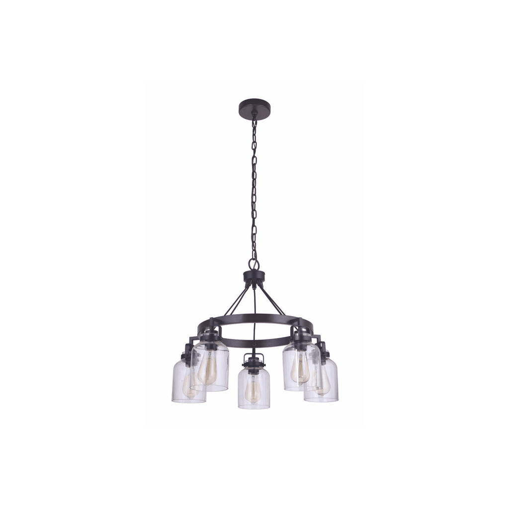 Foxwood Three - Light Transitional Convertible Ceiling Fixture - Orvon Lighting