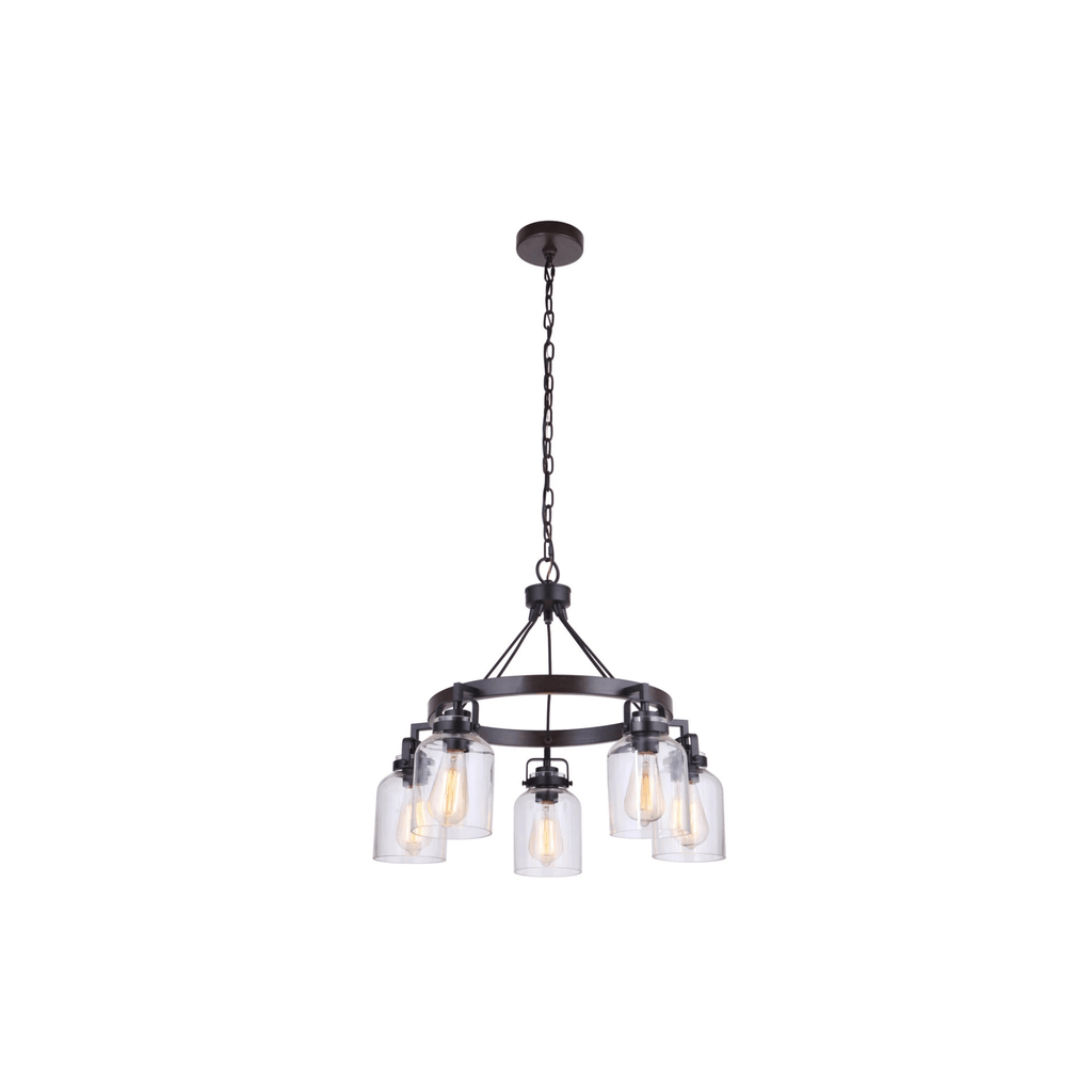 Foxwood Three - Light Transitional Convertible Ceiling Fixture - Orvon Lighting