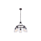Foxwood Three - Light Transitional Convertible Ceiling Fixture - Orvon Lighting