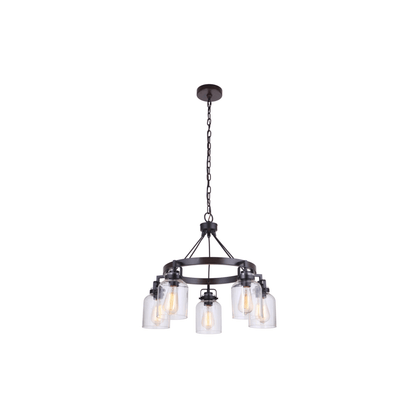Foxwood Three - Light Transitional Convertible Ceiling Fixture - Orvon Lighting