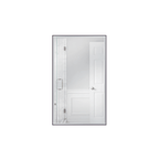Framed 60 X 36 inch Flat Black LED Mirror, Back Lit - Orvon Lighting