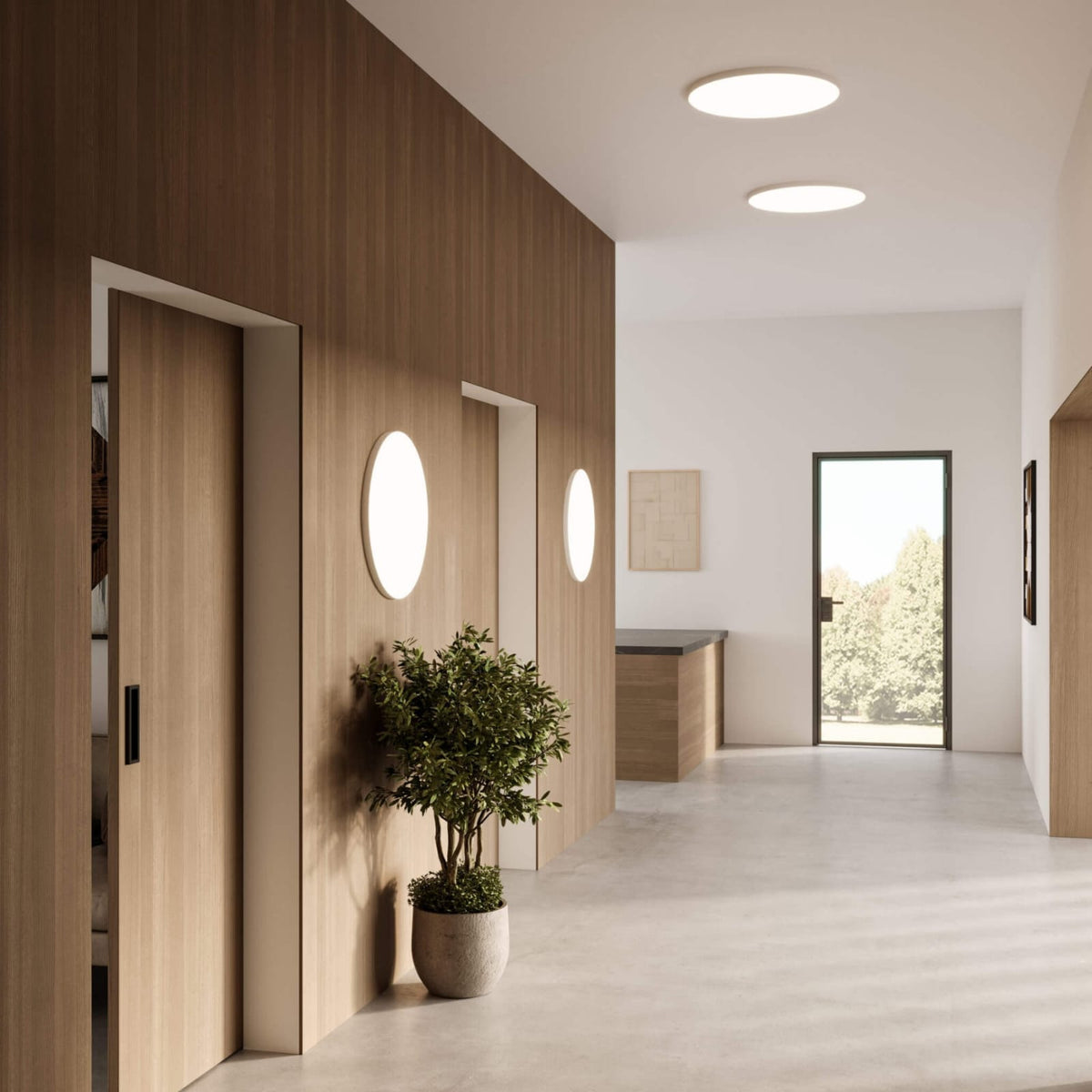 Fusion 21in Trimless Flush Mount - Orvon Lighting