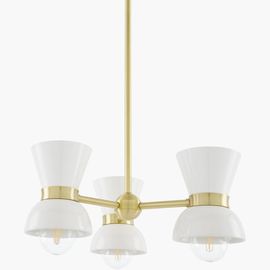 Surya Fynor 11.4" L × 20.5" W Chandelier – Default Title