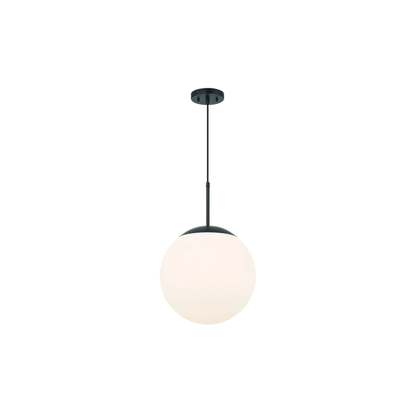 Gaze 1 Light 14 inch Satin Brass Pendant Ceiling Light in Clear Glass - Orvon Lighting