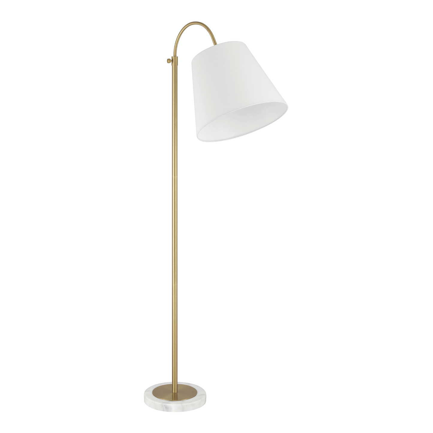 Girard 71.78 inch Satin Brass Floor Lamp Portable Light - Orvon Lighting