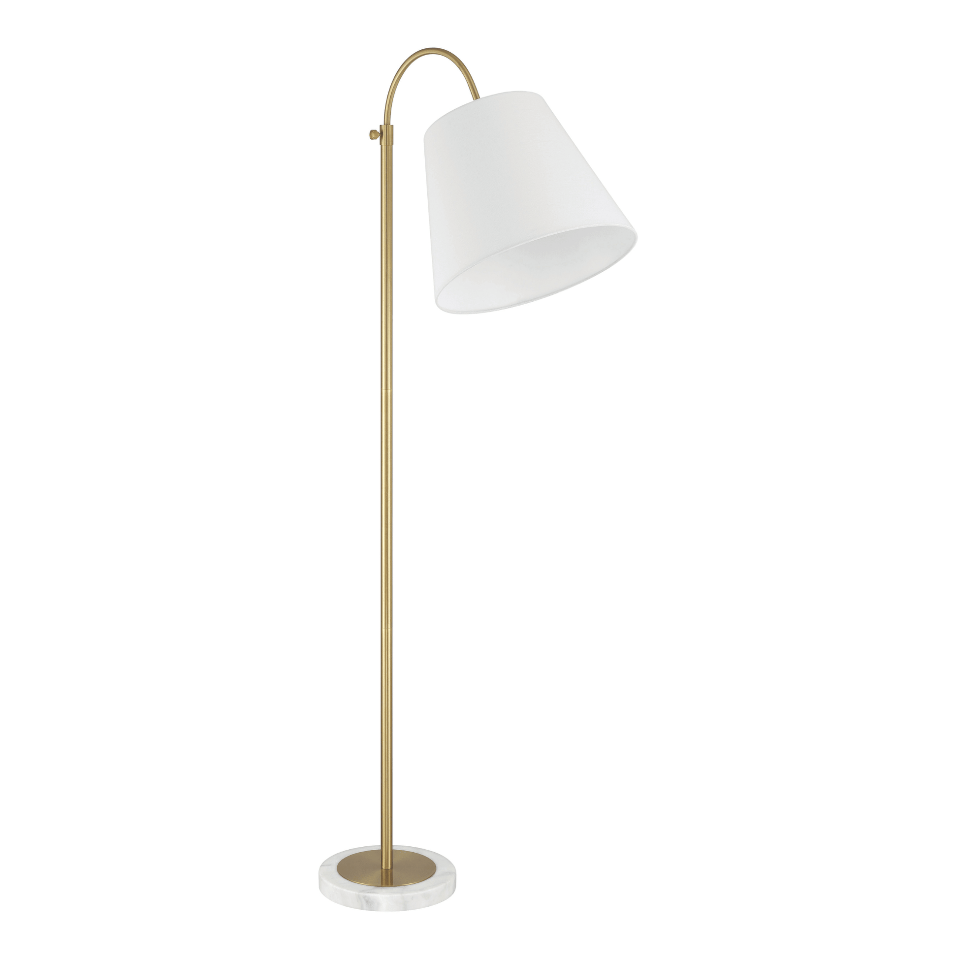 Girard 71.78 inch Satin Brass Floor Lamp Portable Light - Orvon Lighting