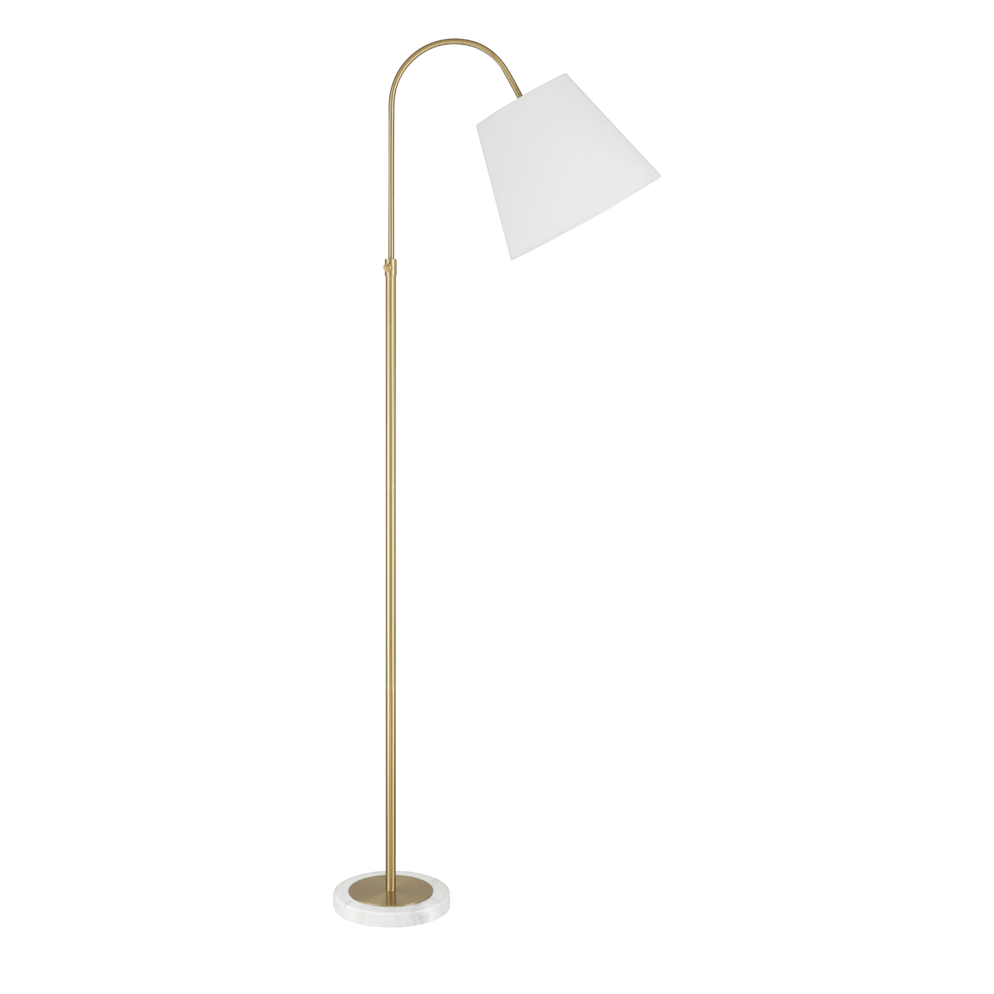 Girard 71.78 inch Satin Brass Floor Lamp Portable Light - Orvon Lighting