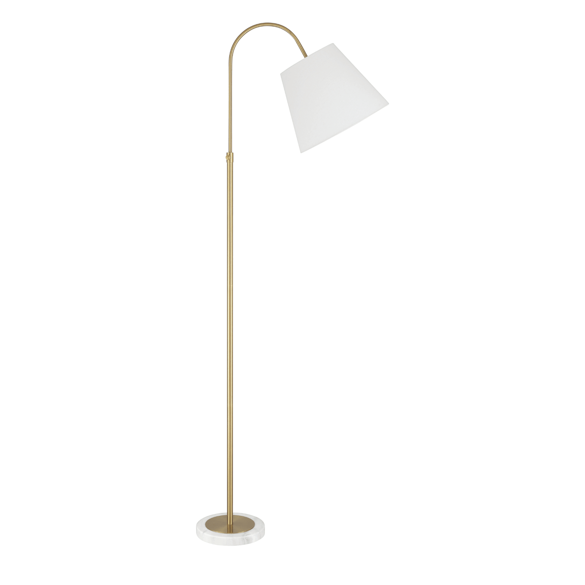 Girard 71.78 inch Satin Brass Floor Lamp Portable Light - Orvon Lighting