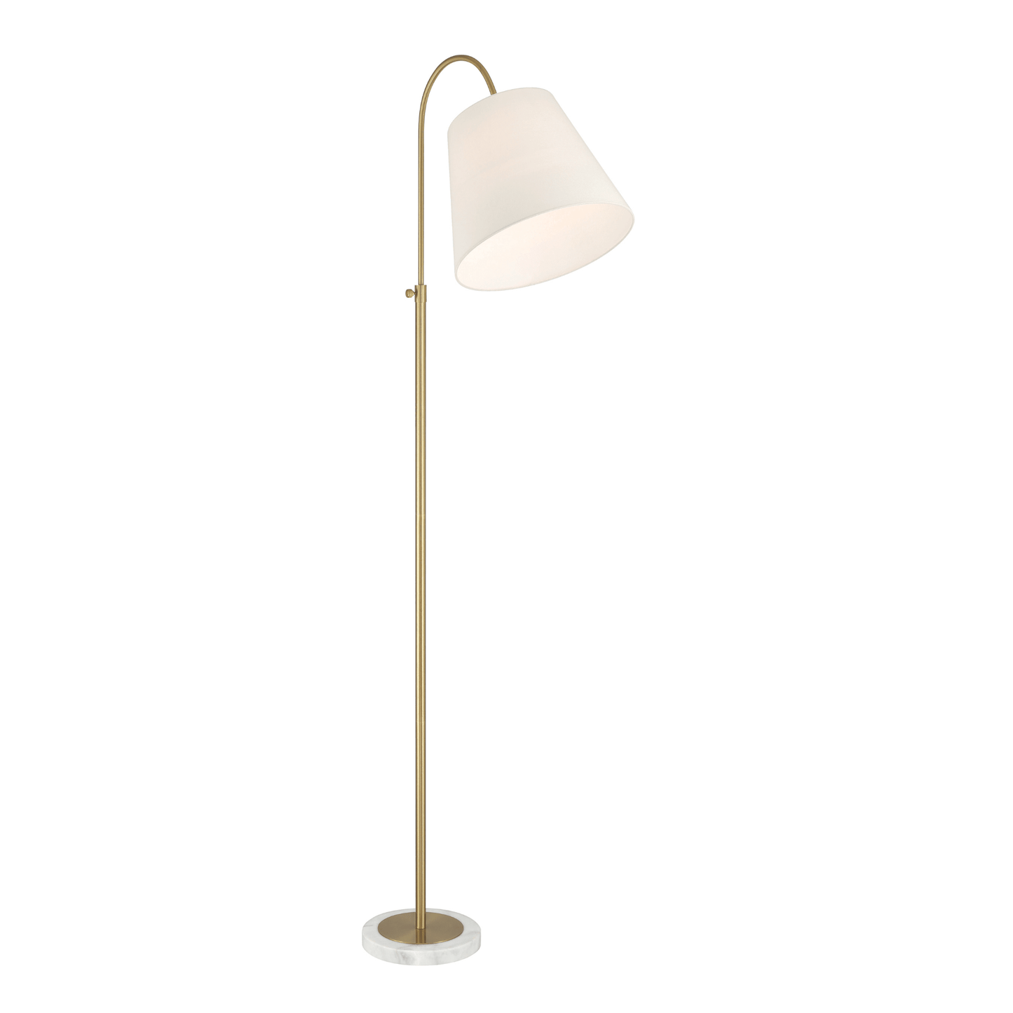 Girard 71.78 inch Satin Brass Floor Lamp Portable Light - Orvon Lighting