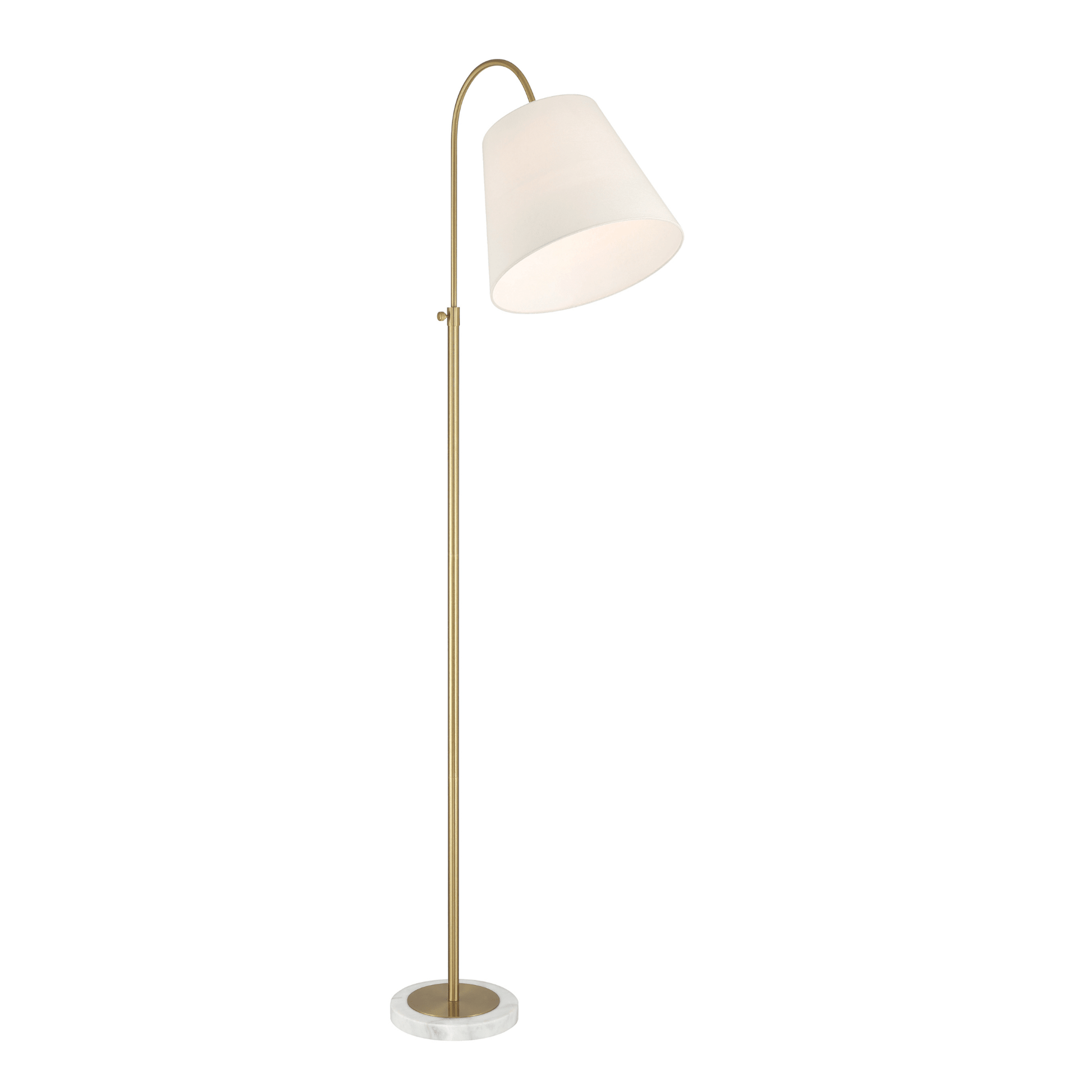 Girard 71.78 inch Satin Brass Floor Lamp Portable Light - Orvon Lighting