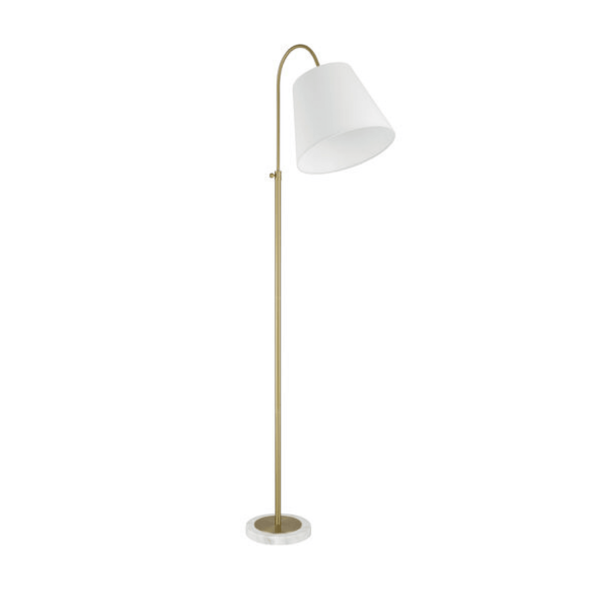 Girard 71.78 inch Satin Brass Floor Lamp Portable Light - Orvon Lighting