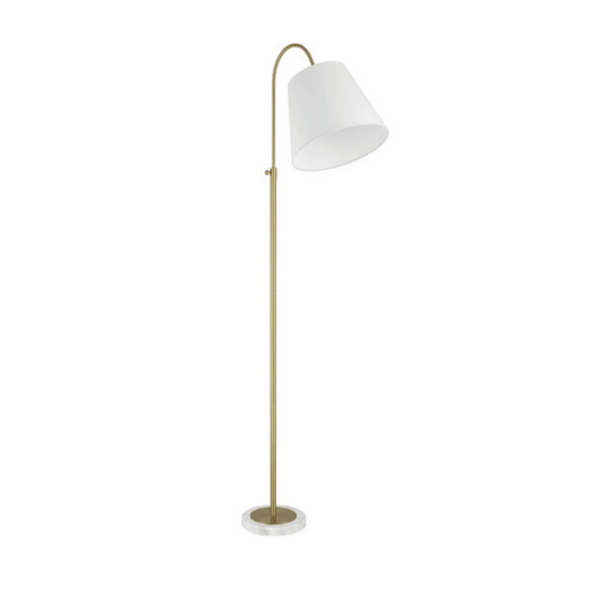 Girard 71.78 inch Satin Brass Floor Lamp Portable Light - Orvon Lighting