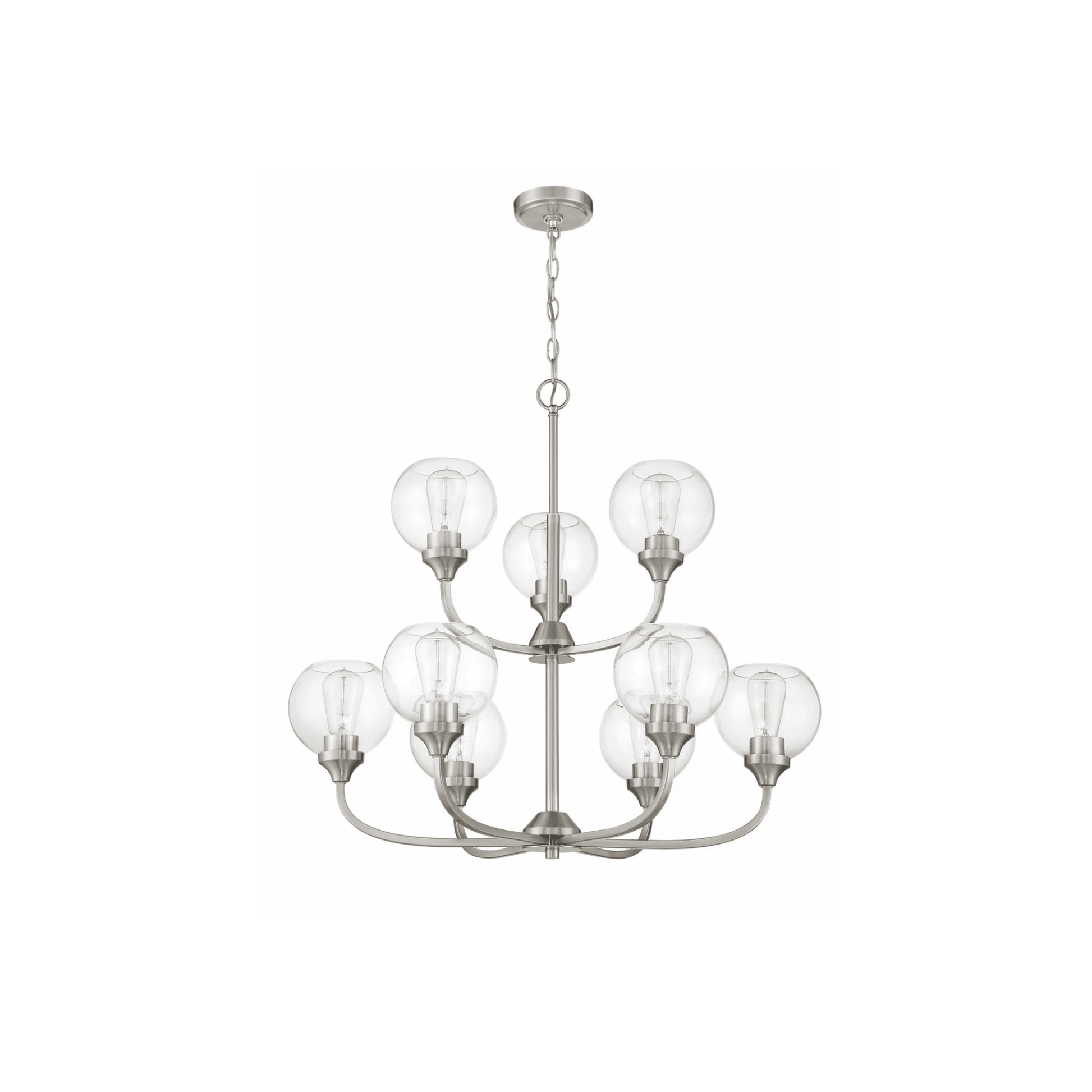 Glenda 9 Light 29.5 inch Chandelier Ceiling Light - Orvon Lighting