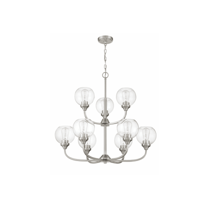 Glenda 9 Light 29.5 inch Chandelier Ceiling Light - Orvon Lighting