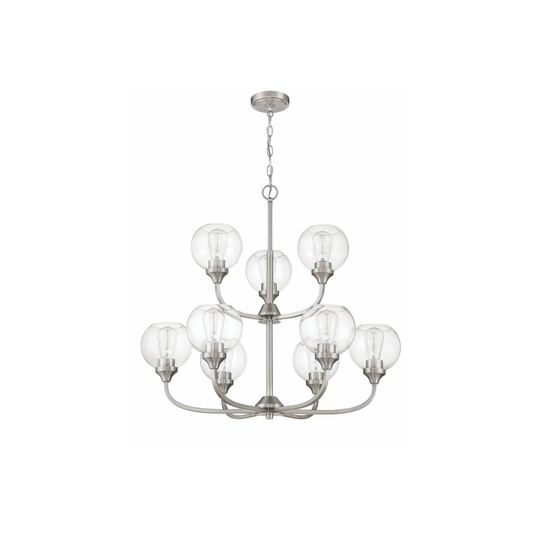 Glenda 9 Light 29.5 inch Chandelier Ceiling Light - Orvon Lighting