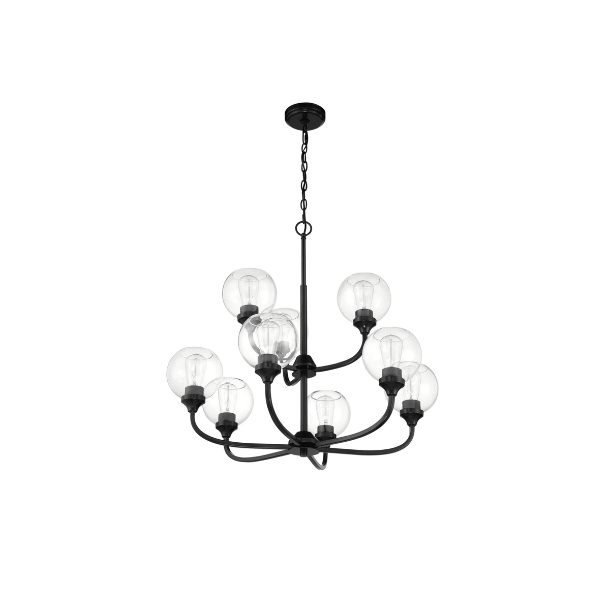 Glenda 9 Light 29.5 inch Chandelier Ceiling Light - Orvon Lighting