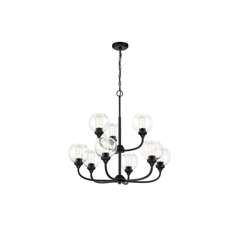 Glenda 9 Light 29.5 inch Chandelier Ceiling Light - Orvon Lighting