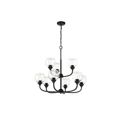 Glenda 9 Light 29.5 inch Chandelier Ceiling Light - Orvon Lighting