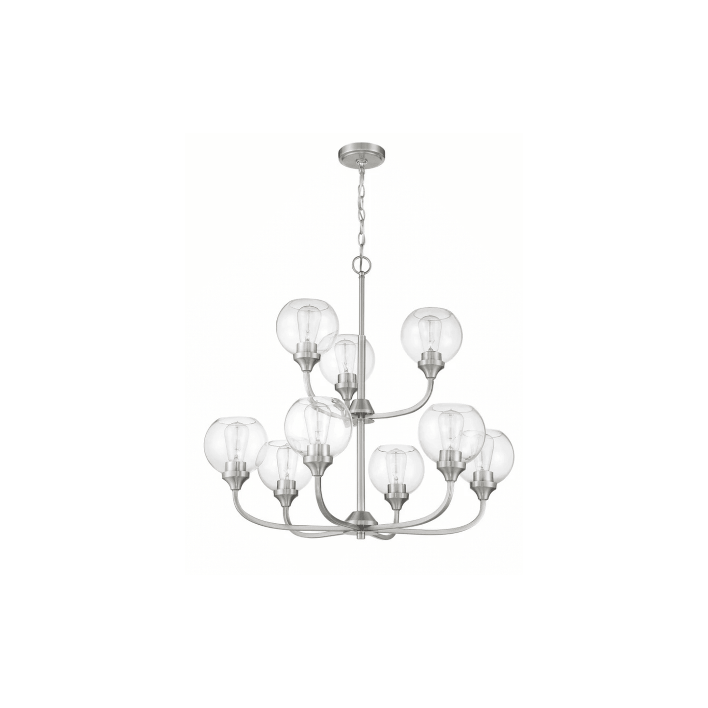 Glenda 9 Light 29.5 inch Chandelier Ceiling Light - Orvon Lighting