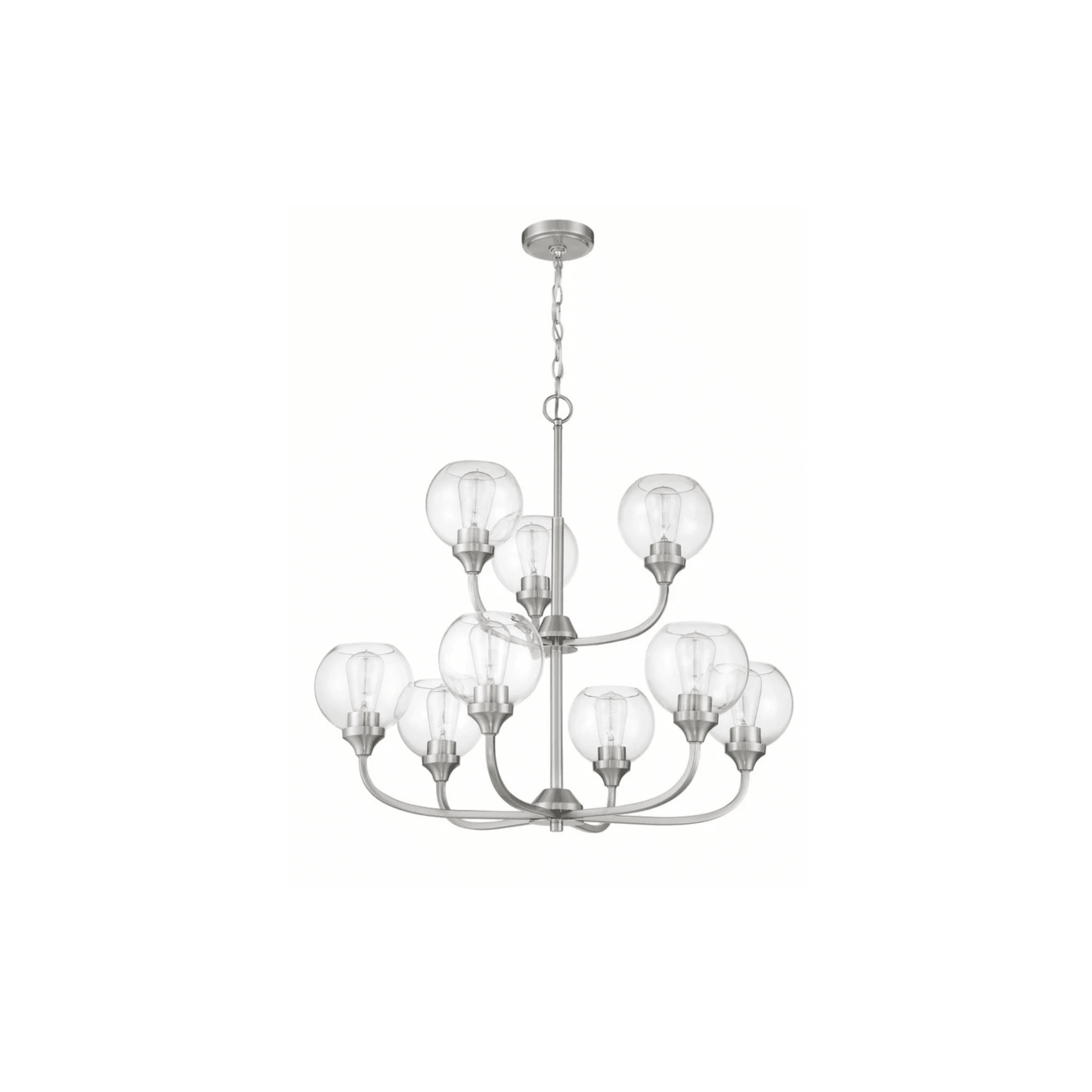 Glenda 9 Light 29.5 inch Chandelier Ceiling Light - Orvon Lighting