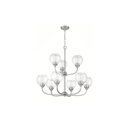 Glenda 9 Light 29.5 inch Chandelier Ceiling Light - Orvon Lighting