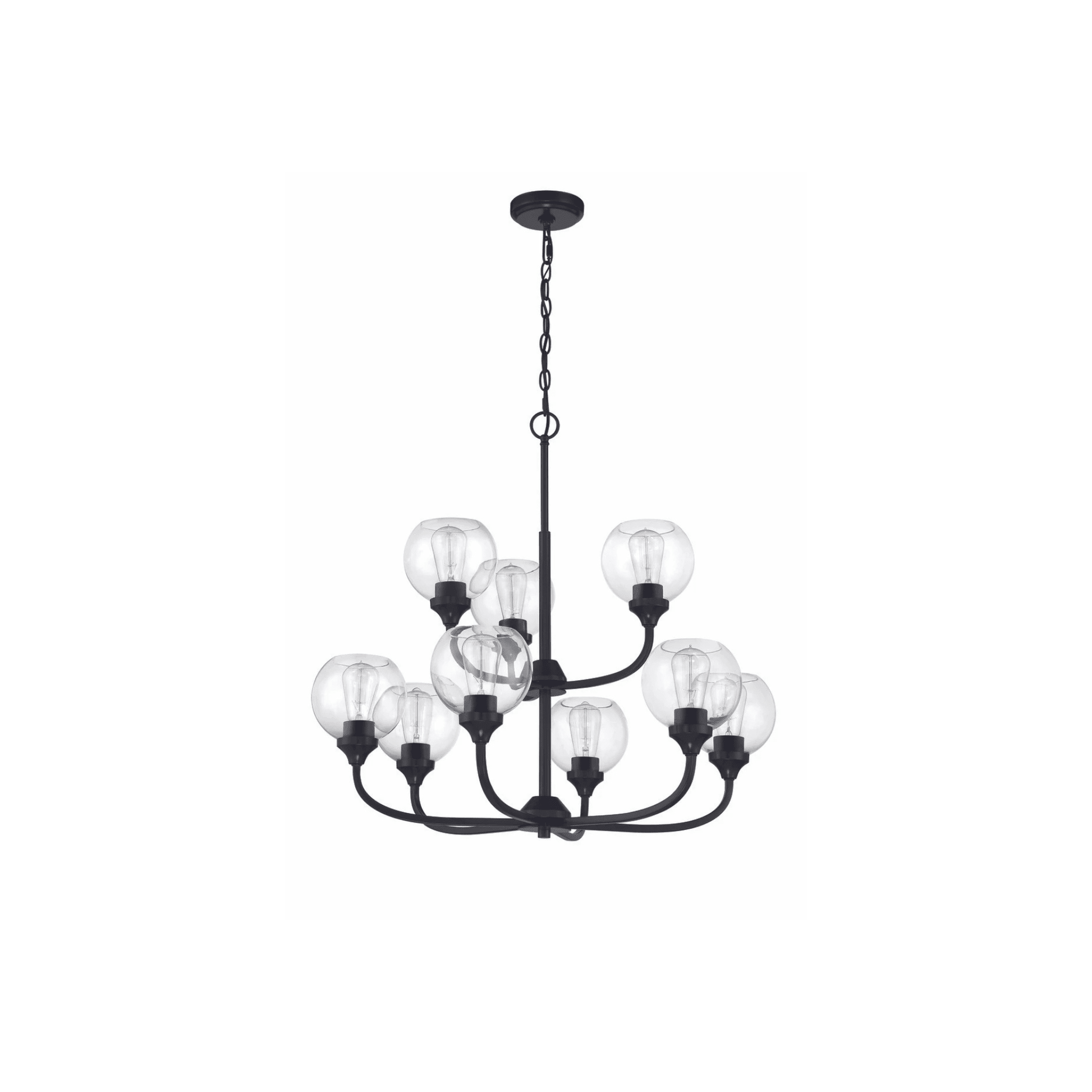 Glenda 9 Light 29.5 inch Chandelier Ceiling Light - Orvon Lighting